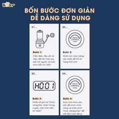 Máy Xay Nấu Sữa Hạt Đa Năng Cách Âm Bear PBJ-B06S2
