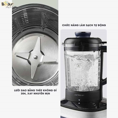 Máy Xay Nấu Sữa Hạt Đa Năng Cách Âm Bear PBJ-B06S2