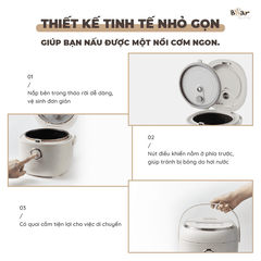 Nồi cơm điện 3L Bear SB-NC30A