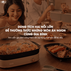 Nổi Lẩu Nướng Đa Năng 2 Khay SB-NL45K