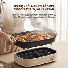 Nổi Lẩu Nướng Đa Năng 2 Khay SB-NL45K