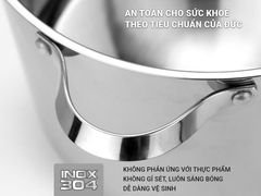Nồi Luộc Gà Inox 304 Cao Cấp 5 Đáy Kalpen L28 & L30