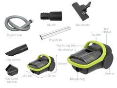 Panasonic Máy hút bụi dạng hộp MC-CL603GN49