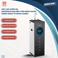 Daikiosan Máy Lọc Nước RO Ion Kiềm tươi Nóng Lạnh Nguội DN304 Dạng Tủ Dòng KAIZEN