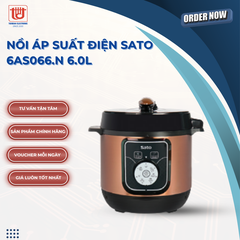 Sato Nồi Áp Suất Điện 6AS066.N - Dung tích 6L