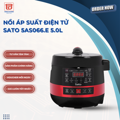 Sato Nồi Áp Suất Điện 5AS066.E - Dung tích 5L