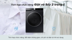 Máy giặt sấy Samsung AI Inverter 14kg WD14TP44DSB/SV