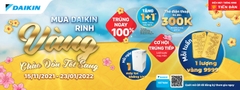 MUA DAIKIN RINH VÀNG - CHÀO ĐÓN TẾT SANG