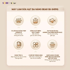 Máy Làm Sữa Hạt Bear 1L SB-SH09Q