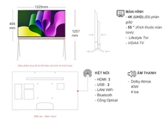 Smart Tivi OLED LG 4K 55 inch 55LX1TPSA - 2024