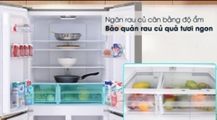 Tủ lạnh Sharp 4 cửa 404 lít SJ-FX420V-DS