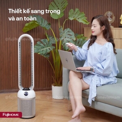 Quạt không cánh tích hợp lọc không khí Fujihome BF307DC