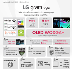 Laptop LG Gram 2023 14Z90RS-G.AH54A5 (Core i5 1340P/ 16GB/ 512GB SSD/ Intel Iris Xe Graphics/ 14.0inch WQXGA/ Windows 11 Home/ White)