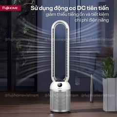 Quạt không cánh tích hợp lọc không khí Fujihome BF307DC