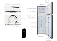 Tủ Lạnh TOSHIBA Inverter 253 Lít GR-B31VU(SK)