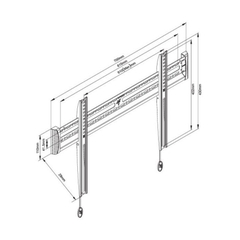 Khung treo tivi cố định LCD GL C3-FG (32