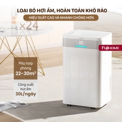 Máy hút ẩm dân dụng Fujihome DH30NW