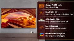 Google Tivi Sony 4K 75 inch KD-75X77L