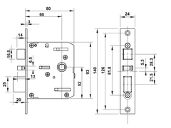 Khóa điện tử Hafele DL7100