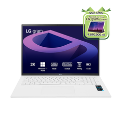 Laptop LG Gram 2022 17Z90Q-G.AH74A5 (i7-1260P | 16GB | 512GB | Intel Iris Xe Graphics | 17' WQXGA 99% DCI-P3 | Win 11)