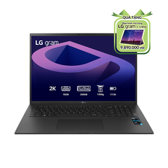 Laptop LG Gram 2022 17ZD90Q-G.AX52A5 Core i5-1240P/16GB/256GB/Iris Xe Graphics/17 inch WQXGA/Non-OS/Black - Chính hãng
