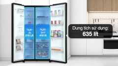 Tủ Lạnh LG Inverter 635 Lít GR-D257WB