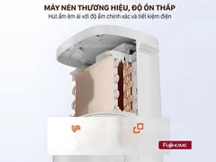 Máy hút ẩm dân dụng Fujihome DH18W-HEPA