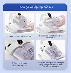 Máy hút bụi đệm giường AQUA AQS-CMP105R(W)-VN