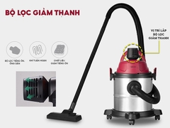 Máy hút bụi khô và ướt Fujihome VC12 (có thổi)