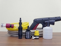 Máy rửa xe mô tơ cảm ứng từ FujiHOME PWX1AJ (có đồng hồ áp và chỉnh áp)