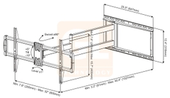Giá treo góc LCD GL SP2-G (47