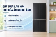 Tủ lạnh Panasonic Inverter 445 lít Multi Door NR-XZ520CWKV