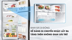 Tủ lạnh LG Inverter 478 lít GN-D602BL