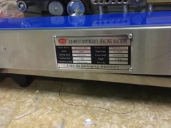 Máy hàn miệng túi liên tục, máy ép túi ni lông LD-900 dạng đứng