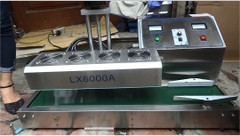 Máy dán màng seal nhôm nắp chai lọ tự động LX-600A