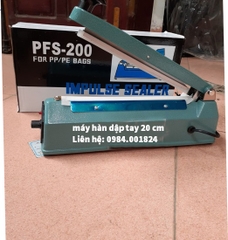 Máy hàn miệng túi dập tay PFS -200 vỏ thép