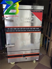 Tủ nấu cơm công nghiệp 6 khay bằng điện gas