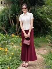 Sơ mi súp peplum điệu đà, tôn eo NKSM2603005