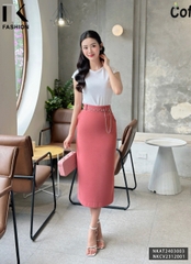 NK Fashion Áo Thun Cổ Thuyền Vai Chờm Trẻ Trung, Thoải Mái NKAT2403003