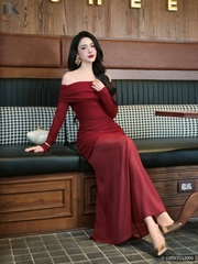 Đầm tiệc thiên kỳ sang chảnh, tôn dáng LUDV2512005