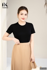 Áo Thun Cổ Tròn Croptop 25, Năng Động Vải Mềm Mịn NKAT2502005