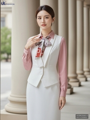 Gile cúc eo thanh lịch nữ tính UKSM2506012
