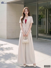 Kí giả cộc tay không cổ ghép set sang xịn cực đỉnh UKSM2601003