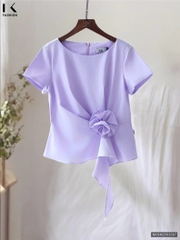 Sơ mi xếp hoa eo sang đẹp, xịn NKSM2503007