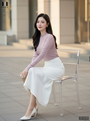 Áo giữ nhiệt len cổ leo ấm áp, đơn giản UKAL2510009