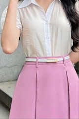 Đai da mặt chữ nhật NKPK2310001 sang xịn, da thật, trẻ trung, phong cách mới
