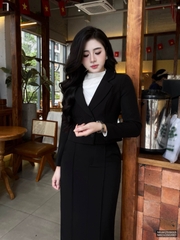 Vest 2 lớp 4 cúc croptop thanh lịch, gọn gàng NKAK2509005
