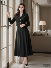 Chân váy xòe xếp Unaa thoải mái lên dáng xinh UNCV2510001