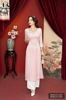 NK FASHION Áo Dài Cổ Ngọc Hoa Cổ Xinh Xắn, Dễ Thương NKDV2312001