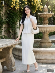 Sơ mi súp peplum điệu đà, tôn eo NKSM2603005